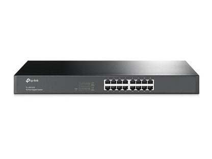 TP-Link TL-SG1016 network switch Unmanaged Gigabit Ethernet (10/100/1000) 1U Black - ONE CLICK SUPPLIES