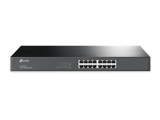 TP-Link TL-SG1016 network switch Unmanaged Gigabit Ethernet (10/100/1000) 1U Black - ONE CLICK SUPPLIES