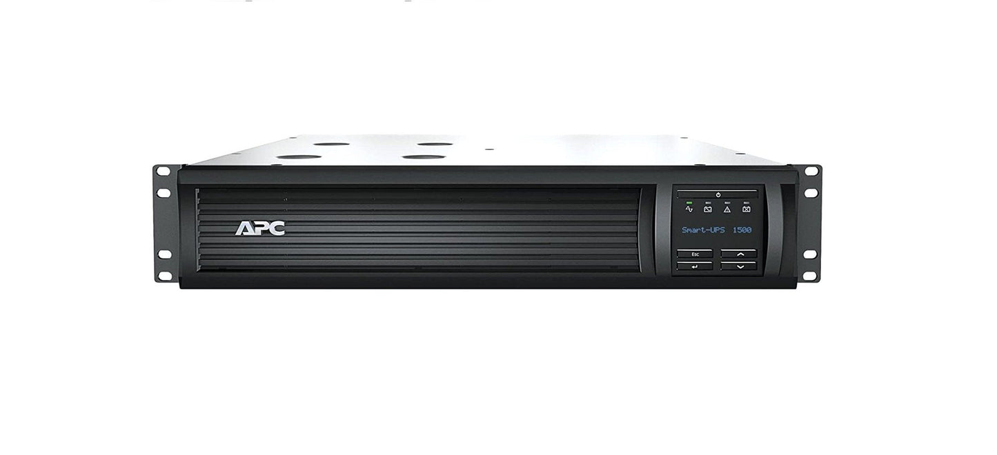 APC Smart-UPS Line Interactive 2U Rack Mount 230V 1.5 kVA 1000W 4 AC Outlets with Network Card - ONE CLICK SUPPLIES