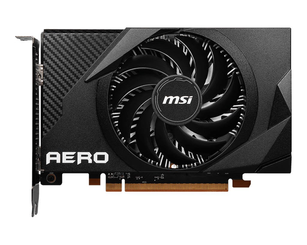 MSI Radeon RX 6400 AERO ITX 4G AMD 4 GB GDDR6 HDMI DisplayPort Graphics Card - ONE CLICK SUPPLIES