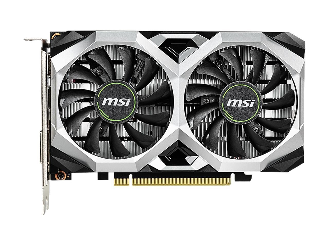 MSI D6 Ventus XS OC NVIDIA GeForce GTX 1650 4 GB GDDR6 HDMI DisplayPort Graphics Card - ONE CLICK SUPPLIES