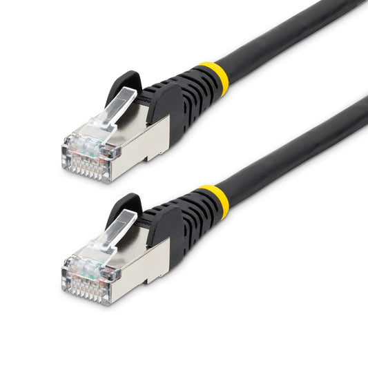 StarTech.com 5m CAT6a Snagless RJ45 Ethernet Black Cable with Strain Reliefs - ONE CLICK SUPPLIES