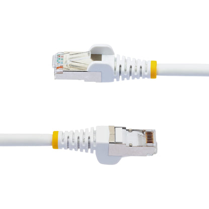 StarTech.com 7m CAT6a Snagless RJ45 Ethernet White Cable with Strain Reliefs - ONE CLICK SUPPLIES