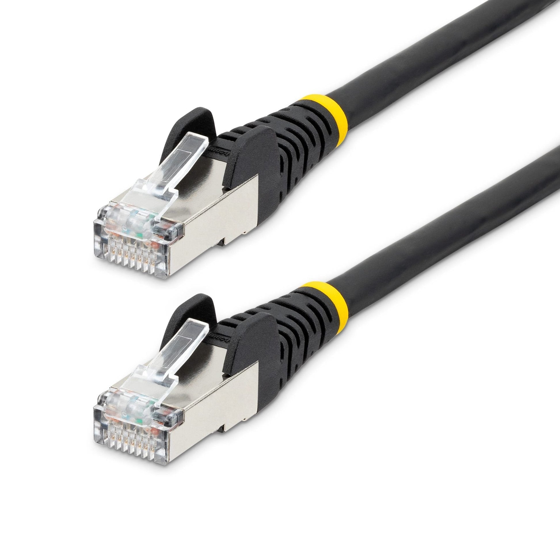 StarTech.com 7.5m CAT6a Snagless RJ45 Ethernet Black Cable with Strain Reliefs - ONE CLICK SUPPLIES