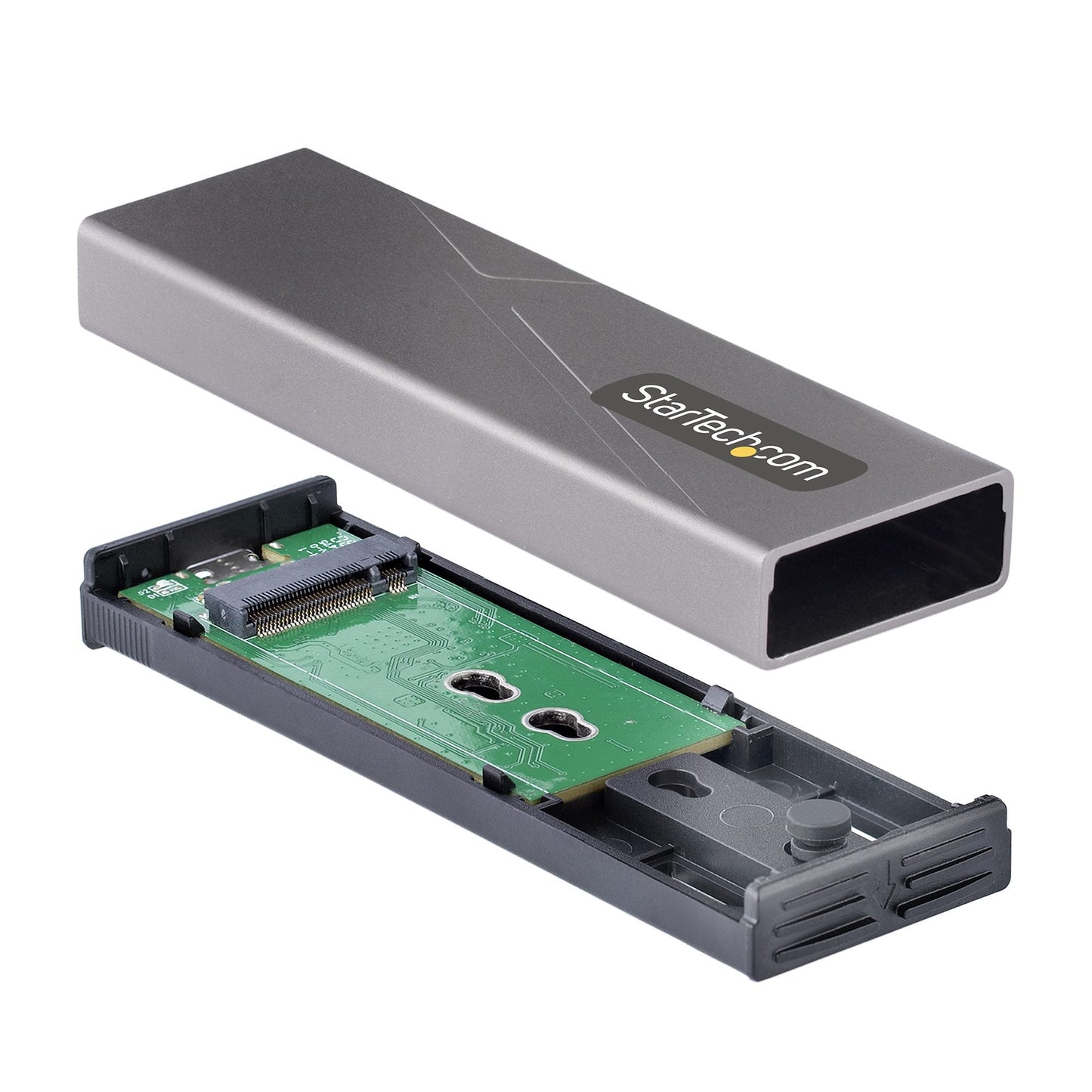 StarTech.com USB-C 10Gbps to M.2 NVMe or M.2 SATA SSD Enclosure Tool-free - ONE CLICK SUPPLIES