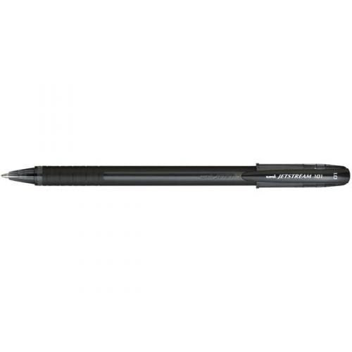 uni-ball Jetstream 101 Capped 1.0 SX-101-10 Black (Pack 12) 120972000 - ONE CLICK SUPPLIES