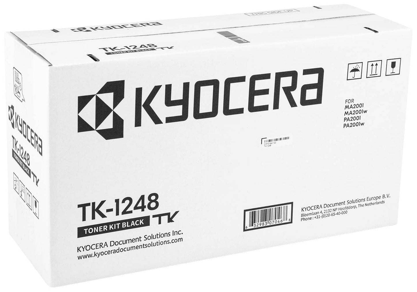 Kyocera TK1248 Black Toner Cartridge 1.5K pages - 1T02Y80NL0 - ONE CLICK SUPPLIES