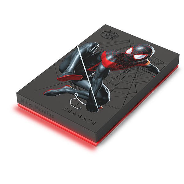 Seagate Marvel Miles Morales Special Edition 2TB USB 3.0 RGB LED External Hard Drive - ONE CLICK SUPPLIES