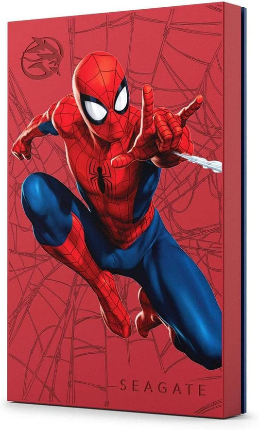 Seagate Marvel Spider Man Special Edition 2TB USB 3.0 RGB LED External Hard Drive - ONE CLICK SUPPLIES