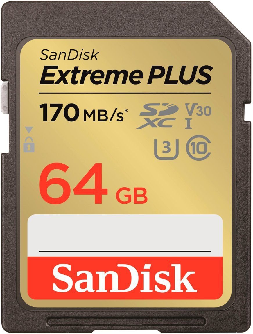 SanDisk Extreme PLUS 64GB UHS-I U3 Class 10 Memory Card - ONE CLICK SUPPLIES