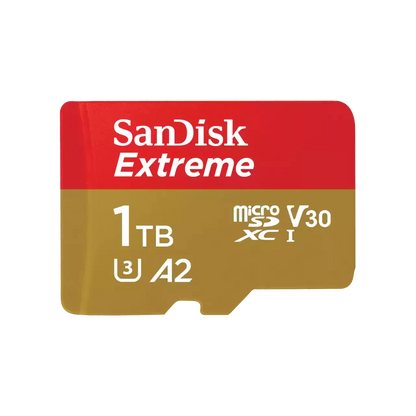 SanDisk Extreme 1TB Class 3 UHS-I MicroSDXC Memory Card and Adapter - ONE CLICK SUPPLIES