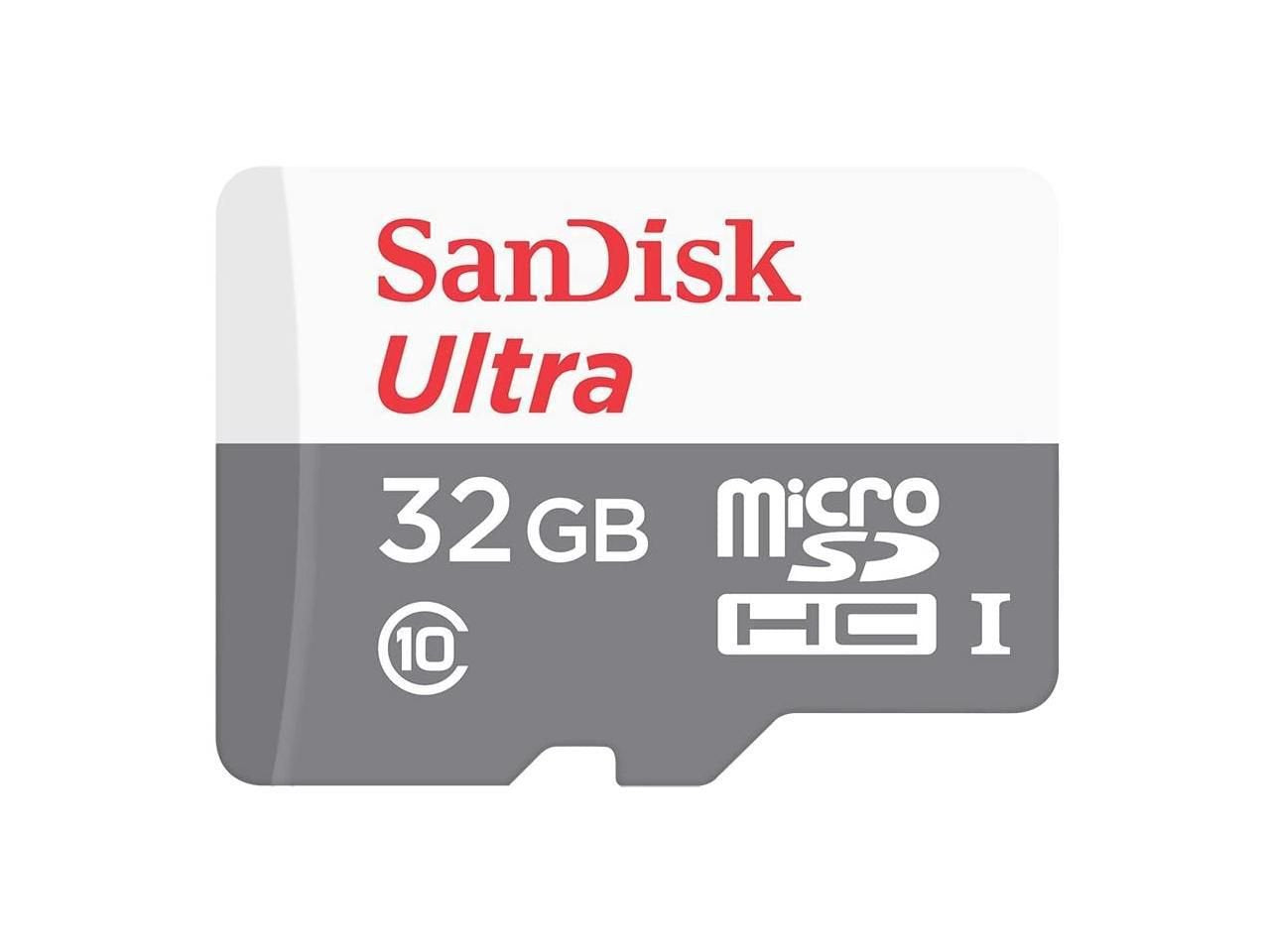 SanDisk Ultra 32GB MicroSDXC Class 10 Memory Card and Adapter - ONE CLICK SUPPLIES