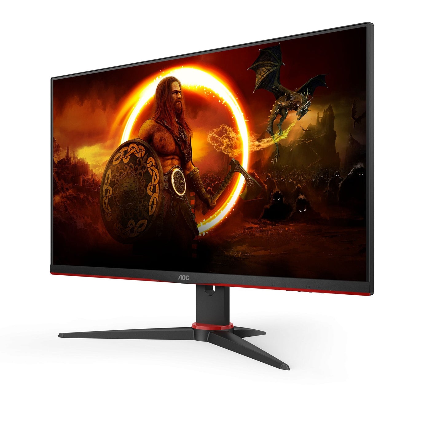 AOC 24G2SPU 23.8 Inch Full HD IPS Panel HDMI DisplayPort VGA LED Gaming Monitor - ONE CLICK SUPPLIES