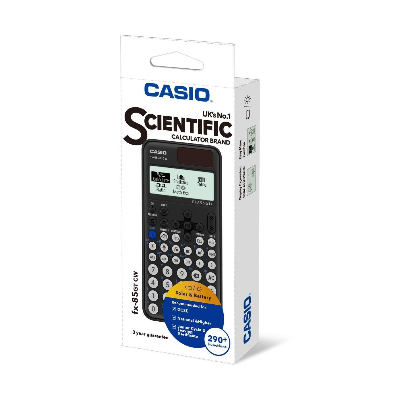 Casio Classwiz Scientific Calculator Dual Powered FX-85GTCW-W-UT - ONE CLICK SUPPLIES