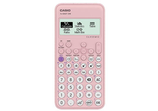 Casio Classwiz Scientific Calculator Pink  FX-83GTCW-PK-W-UT - ONE CLICK SUPPLIES