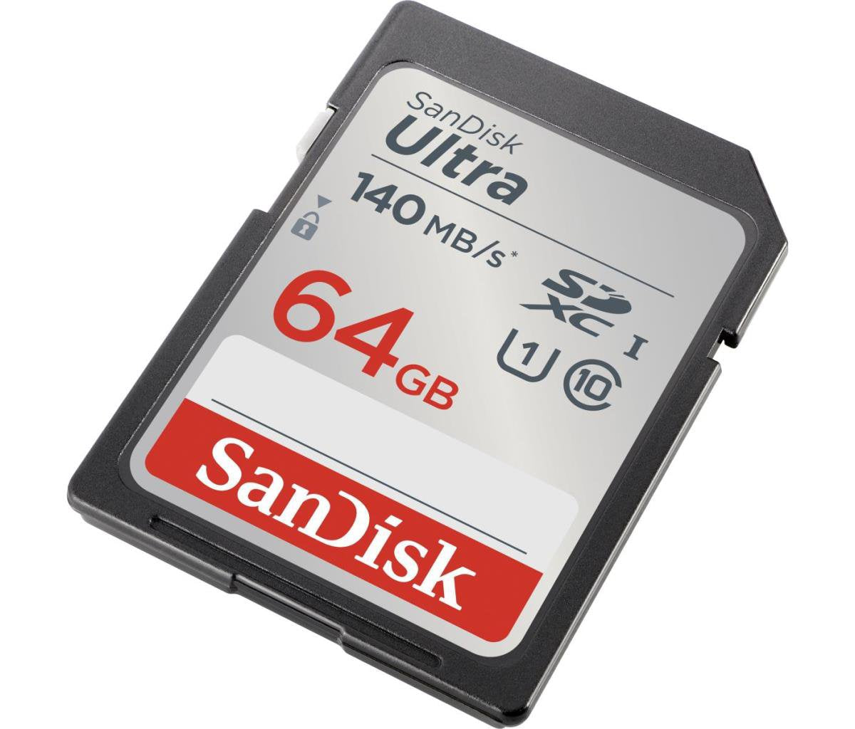 SanDisk Ultra 64GB SDXC UHS-I Class 10 Memory Card - ONE CLICK SUPPLIES