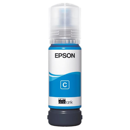 Epson Cyan Ink Cartridge EcoTank 70ml for ET-18100 - C13T09B240 - ONE CLICK SUPPLIES