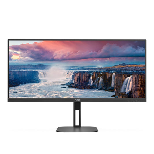 AOC V5 U34V5C 34 Inch 3440 x 1440 Pixels UltraWide Quad HD VA Panel HDMI DisplayPort Monitor - ONE CLICK SUPPLIES