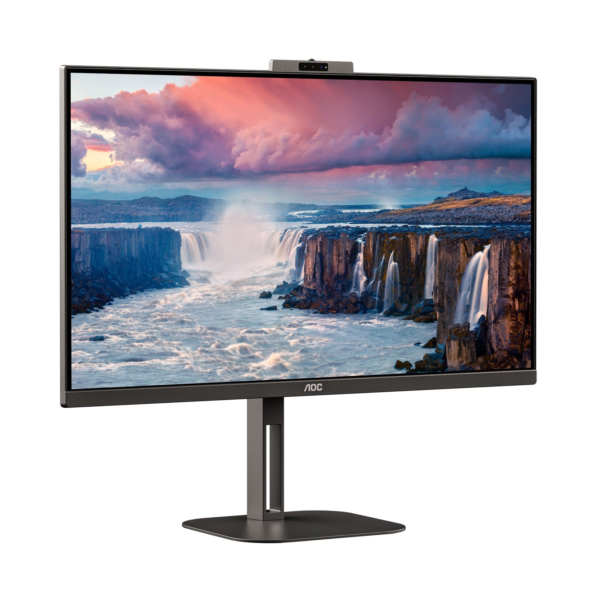 AOC V5 Q27V5CW 27 Inch 2560 x 1440 Pixels Quad HD IPS Panel HDMI DisplayPort USB-C LED Monitor - ONE CLICK SUPPLIES