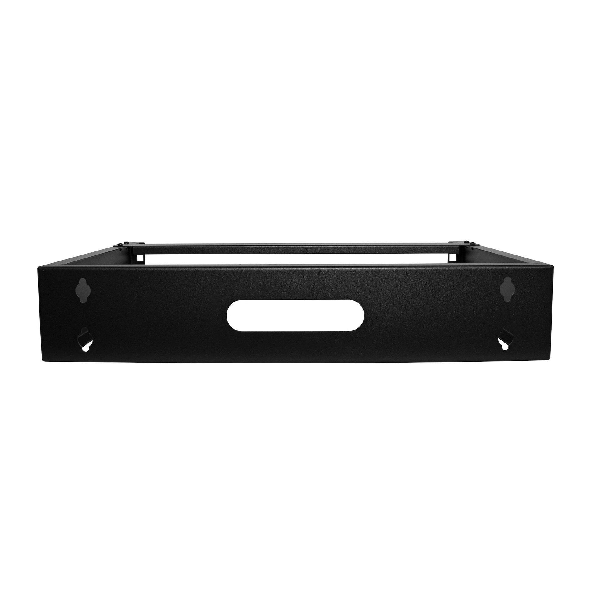 StarTech.com 2U Wall Mount Rack 19 Inches 14 Inches Deep 35kg Maximum Weight Capacity - ONE CLICK SUPPLIES