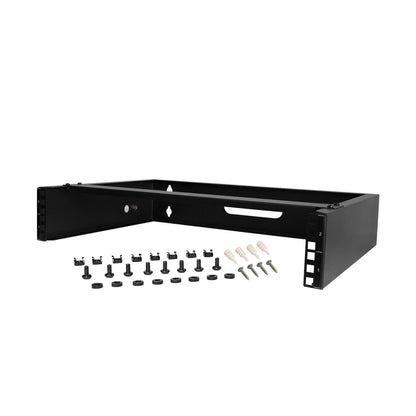 StarTech.com 2U Wall Mount Rack 19 Inches 14 Inches Deep 35kg Maximum Weight Capacity - ONE CLICK SUPPLIES