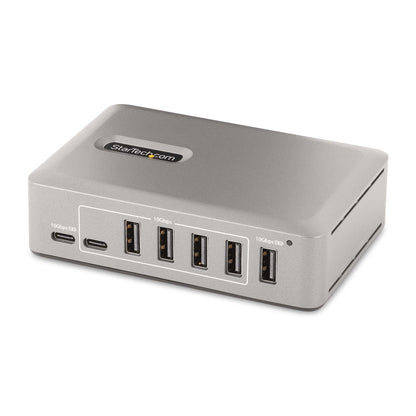 StarTech.com 10 Port USB-C Hub 8x USB-A and 2x USB-C Self-Powered with 65W Power Supply - ONE CLICK SUPPLIES