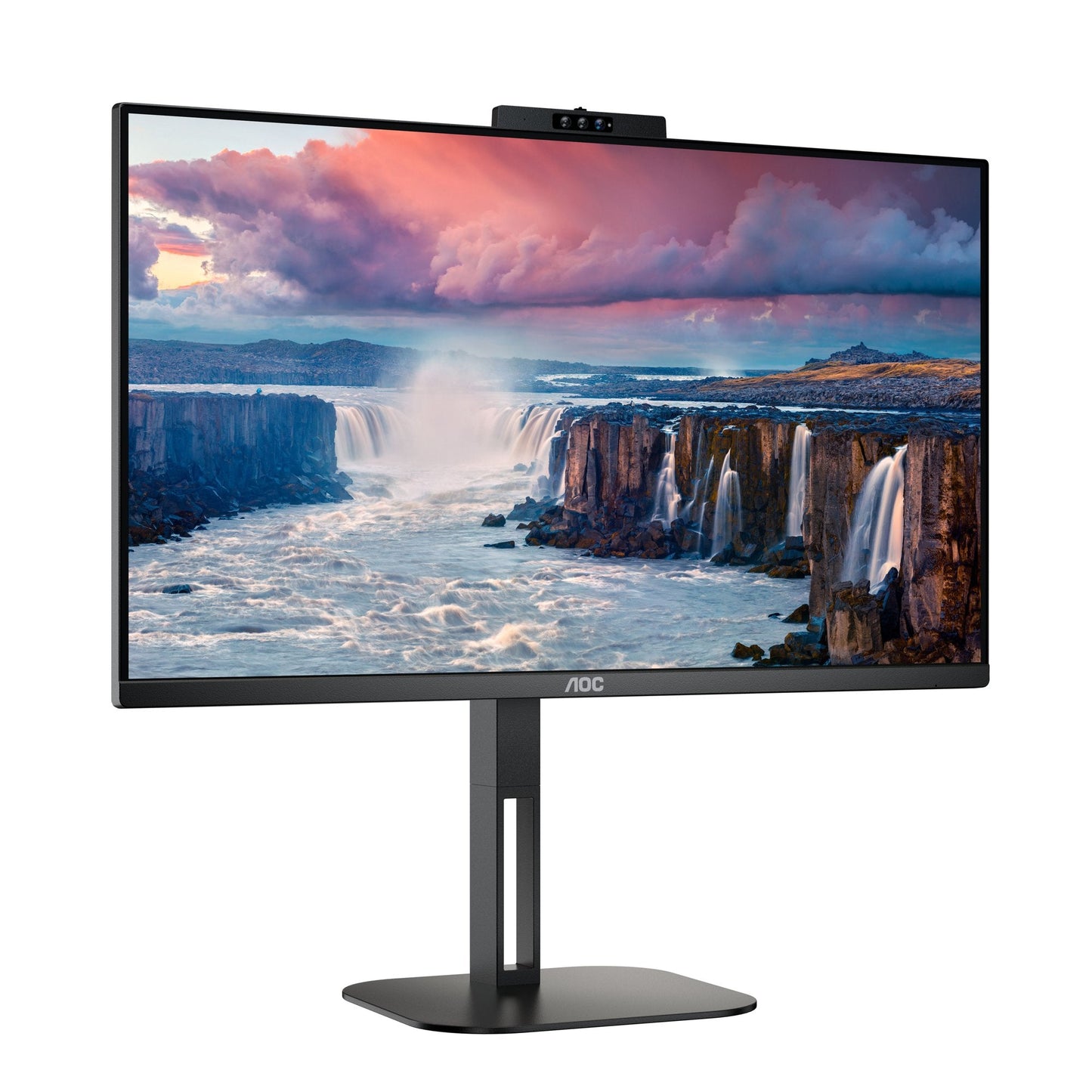 AOC V5 24V5CW 23.8 Inch Full HD IPS Panel USB-C USB-A HDMI DisplayPort LED Monitor - ONE CLICK SUPPLIES