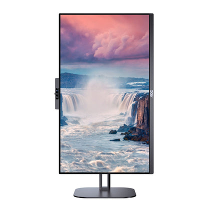 AOC V5 24V5CW 23.8 Inch Full HD IPS Panel USB-C USB-A HDMI DisplayPort LED Monitor - ONE CLICK SUPPLIES