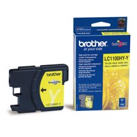 Brother Yellow High Yield Ink Cartridge 10ml - LC1100HYY - ONE CLICK SUPPLIES