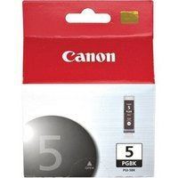 Canon PGI5BK Black Standard Capacity Ink Cartridge 26ml - 0628B001 - ONE CLICK SUPPLIES