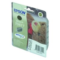 Epson T0611 Teddy Bear Black Standard Capacity Ink Cartridge 8ml - C13T06114010 - ONE CLICK SUPPLIES