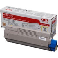 OKI Yellow Toner Cartridge 2K pages - 43872305 - ONE CLICK SUPPLIES