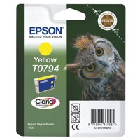 Epson T0794 Owl Yellow High Yield Ink Cartridge 11ml - C13T07944010 - ONE CLICK SUPPLIES