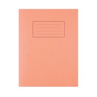 Silvine 9x7 inch/229x178mm Exercise Book 5mm Square 80 Pages Orange (Pack 10) - EX105 - ONE CLICK SUPPLIES