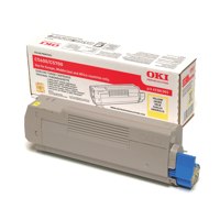 OKI Yellow Toner Cartridge 2K pages - 43381905 - ONE CLICK SUPPLIES