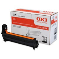 OKI Black Drum Unit 20K pages - 44318508 - ONE CLICK SUPPLIES