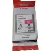 Canon PFI102M Magenta Standard Capacity Ink Cartridge 130ml - 0897B001 - ONE CLICK SUPPLIES