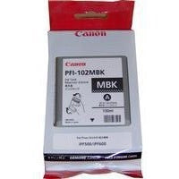 Canon PFI102BK Black Standard Capacity Ink Cartridge 130ml - 0895B001 - ONE CLICK SUPPLIES