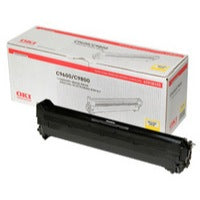 OKI Yellow Drum Unit 30K pages - 42918105 - ONE CLICK SUPPLIES