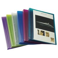 Rapesco 25mm 4 Ring Presentation Binder A4 Clear (Pack 10) - 717 - ONE CLICK SUPPLIES