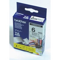 Brother Red On White PTouch Ribbon 18mm x 8m - TZE242 - ONE CLICK SUPPLIES