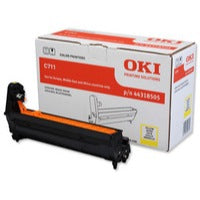 OKI Yellow Drum Unit 20K pages - 44318505 - ONE CLICK SUPPLIES