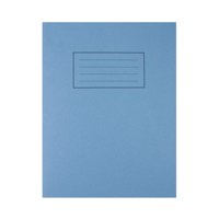 Silvine 9x7 inch/229x178mm Exercise Book Ruled Blue 80 Pages (Pack 10) - EX104 - ONE CLICK SUPPLIES