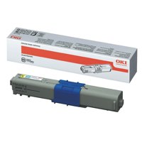 OKI Yellow Toner Cartridge 2K pages - 44469704 - ONE CLICK SUPPLIES