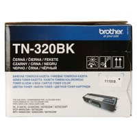 Brother Black Toner Cartridge 2.5k pages - TN320BK - ONE CLICK SUPPLIES