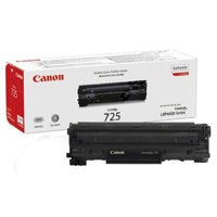 Canon 725BK Black Standard Capacity Toner Cartridge 1.6k pages - 3484B002 - ONE CLICK SUPPLIES