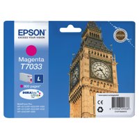 Epson T7033 Big Ben Magenta Standard Capacity Ink Cartridge 10ml - C13T70334010 - ONE CLICK SUPPLIES