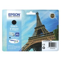 Epson T7021 Eiffel Tower Black High Yield Ink Cartridge 45ml - C13T70214010 - ONE CLICK SUPPLIES