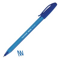 Paper Mate InkJoy 100 Ballpoint Pen 1.0mm Tip 0.7mm Line Blue (Pack 50) - S0957130 - ONE CLICK SUPPLIES