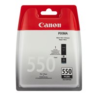 Canon PGI550BK Black Standard Capacity Ink Cartridge 15ml - 6496B001 - ONE CLICK SUPPLIES